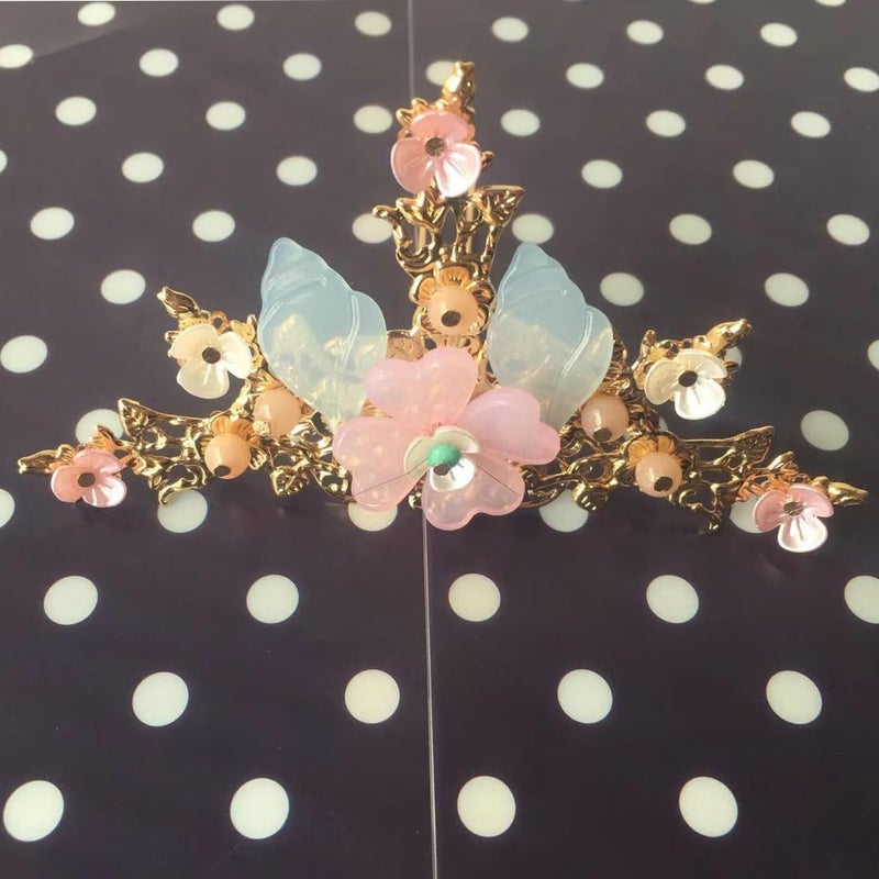 Engjajo Alloy Hair Sticks Pins Long Tassel Hanfu Chinese Hair Comb/Earrings Set of 1 Traditional Classical (Style E) - Image 3